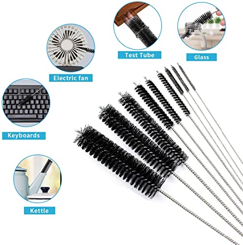 Utoolmart Steel Wire Spiral Power Brushes, 0.4-inch Diameter, 12-inch Length, 5pcs - color: 5pcs, size: 1cm