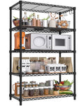 PrimeZone Wire Storage Shelves, 5-Tier Adjustable NSF Metal Shelving - size: 35.5"W x 14"D x 72"H