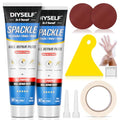 DIYSELF 9-Piece Spackle Wall Repair Kit, Fast-Drying Concrete Crack Filler - size: 9 Pack