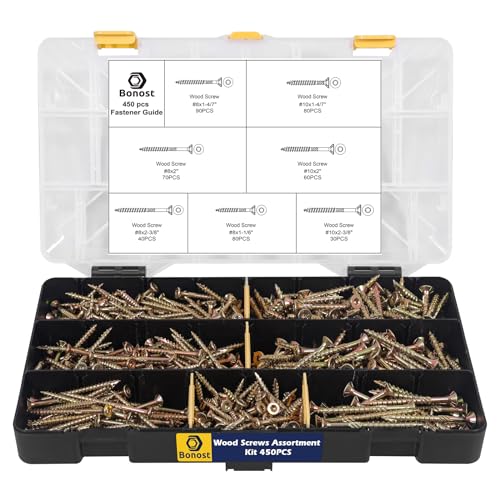 1625pcs Concrete Assortment Kit with Assorted Nuts Bolts and Wood Screws | Carbon Steel Screw Hardware Assortment Kit with 3 Trays for Household Repairs and Hobby Projects - size: 1625pcs