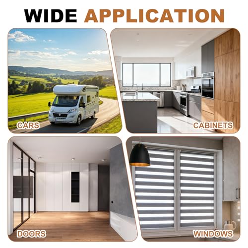 PATIKIL 16.4FT Solid Rubber Weather Stripping, 2Pcs 3/5" W x 1/5" H Self Adhesive D Shape EPDM Rubber Seal Strip Gasket for Door Frame Window Insulation RVs Furniture Cabinets, Black - size: 16.4FT x 3/5"W x 1/5"H