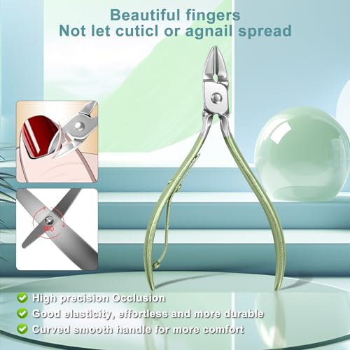 30 in 1 Manicure kit Personal Care Men's Accessories, Professional Nail Kit Pedicure Kit, Toe Nail Clippers for Men and Beauty Tools Portable Set, Travel Deluxe Beauty Tools Convenience Set(Green) - color: 30 in 1 Green