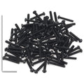 105 Pieces M2 x 12mm Button Head Socket Cap Screws, Thread Pitch 0.4mm, Sutemribor M2 Black Screws, 10.9 Grade Alloy Steel, Black Oxide Finish, Fully Threaded - size: M2 x 12mm, style: Button Head