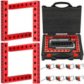 4 Pack 5.5" 90 Degree Corner Clamps for Woodworking with Box