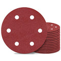 Awutzut 9 Inch 6 Hole Sanding Discs 100 Grit Hook and Loop for Drywall Sander 15PCS - style: 100 Grit