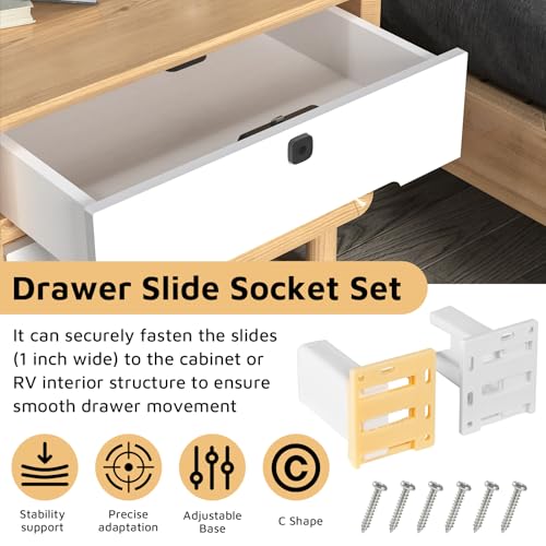 Drawer Slide Socket Set, Rv Drawer Slides, Drawer Track Back Plate