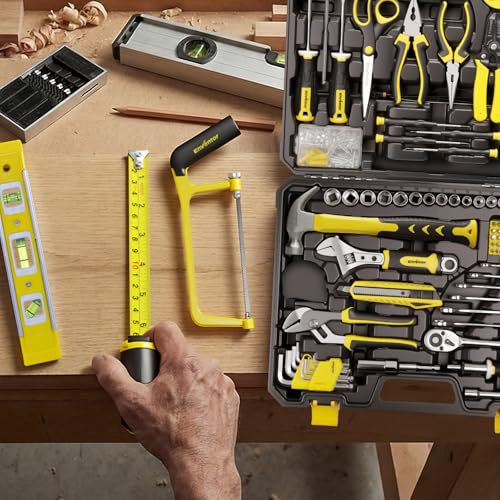 Enventor Tool Set with Molded Storage Case, 220 Pieces - size: Large tool set-220PCS