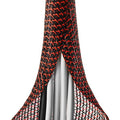 ZhiYo Cable Sleeve, 6.6ft - 4/5 inch, Black - Red - color: Black-Red, size: 6.6ft, 4/5''