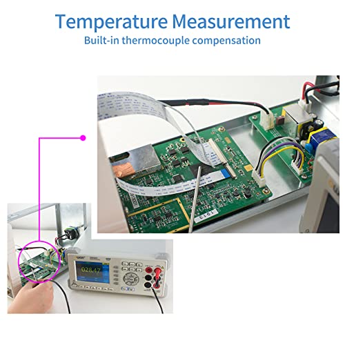 OWON XDM2041 Digital Multimeter with 3.7 inch (480x320) high Resolution LCD, 55000 Counts True RMS AC Voltage/Current Measurement,Support SCPI and Dual line Display Up to 65 Readings per Second - style: XDM2041