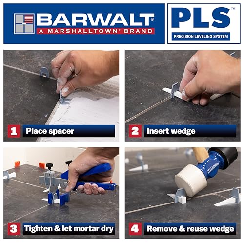 BARWALT PLS Tile Leveling Wedges, Tile Leveling System - size: MultiSize Wedge
