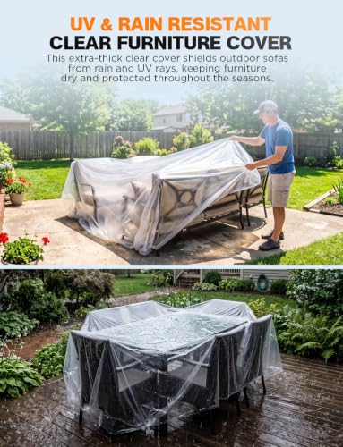 Axgatoxe 6 Mil 8x25 FT Heavy Duty Greenhouse Plastic Sheeting, 1-Roll - size: 8x25 FT