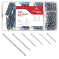 CrimsonMark Nails Assortment Kit - 700 PCS Galvanized Steel Nails for Wall