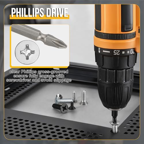 DTGN #2-56x3/4 Phillips Flat Head Machine Screw 304 Silver 50PCS - color: Silver, size: #2-56x3/4"