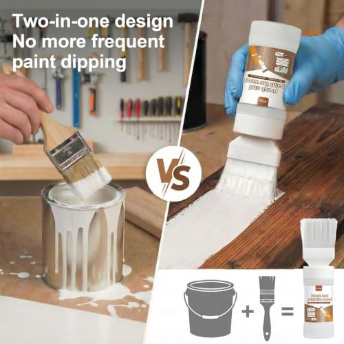 White Touch-Up Paint for wood, Doors, Cabinets & Furniture 6.35 fl oz - color: White