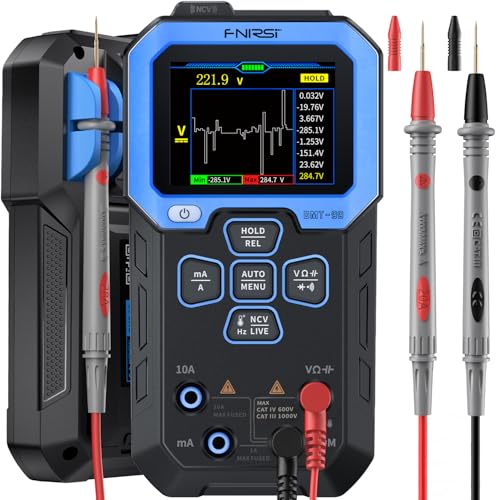 FNIRSI DMT-99 Digital Multimeter 9999 Counts TRMS, Rechargeable Volt Meter