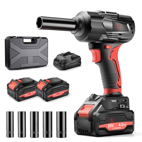 AEROPRO TOOLS Cordless Impact Wrench Kit, 1290 Ft-Lbs Cordless Drill