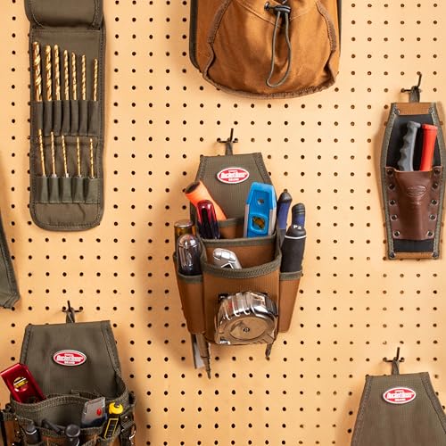 Bucket Boss - Utility Plus Pouch with FlapFit, Pouches - Original Series (54175), Brown - size: (Pack of 1)