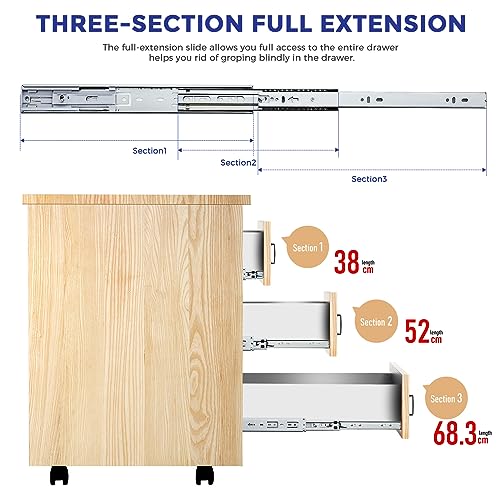Ravinte Silver Soft Close Drawer Slides 24 Inch 1 Pairs 2 Pack - color: Silver, size: 24 Inch