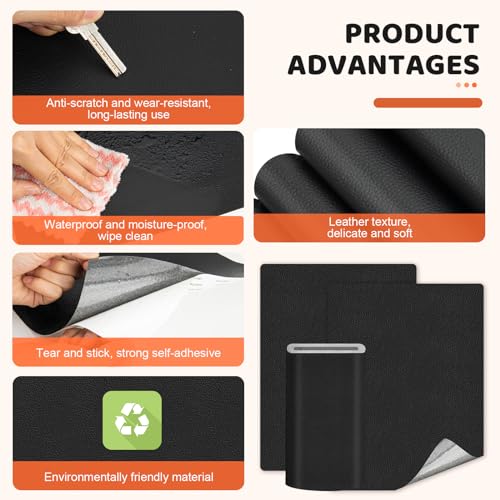 Leather Repair Patch Tape, Self Adhesive Vinyl Kit for Furniture 4x63in