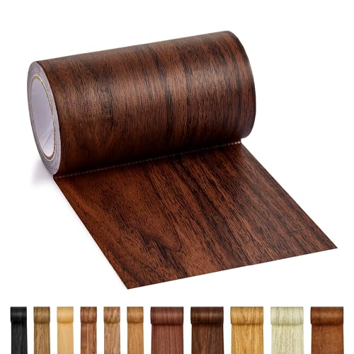 ECOHomes Wood Grain Repair Tape (Dark Walnut, 4 Inch x 15 Feet) - color: Dark Walnut, size: 4 Inch By 15 Ft