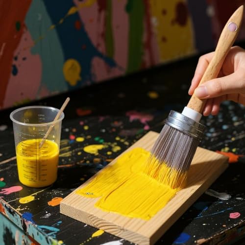 LemonRoad 18 Pieces Paint Brush and Roller Set, Painting Supplies for Cabinet Furniture, with Sponge, Tray Liner, Cup and Mixing Stick, Tools to Finish All in One Paint(2 Inch,Essential Sponge Set) - size: 2 Inch, style: Essential Sponge Set
