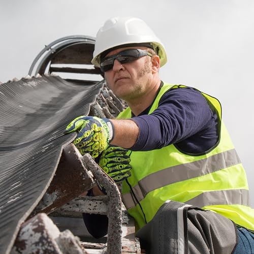 HexArmor MX250 Variomatic Safety Glasses for Men and Women | Transition Lenses | Anti-Fog | Scratch-Resistant | Metal-Free | Certified ANSI Z87| 100% UV Protected Eyewear - color: Variomatic / Trushield