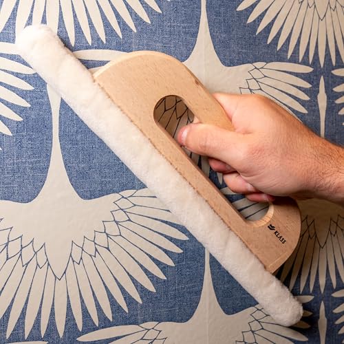 KLASS Woven Wallpaper Smoothing Tool for Smoothing Delicate Wallcoverings, 13-inches