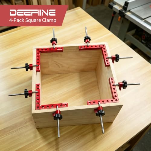 Corner Clamps for Woodworking, 4-Pack 90 Degree Right Angle Clamps - style: 4-Pack