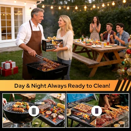 𝑵𝒆𝒘𝒆𝒔𝒕-𝑮𝒆𝒏 Electric Grill Brush, BBQ Grill Cleaner with Digital Display, Variable Speed Cordless Rotary Grill Brush, Replaceable Heads Grill Cleaning Brush for Barbecue Grates - size: GB-01