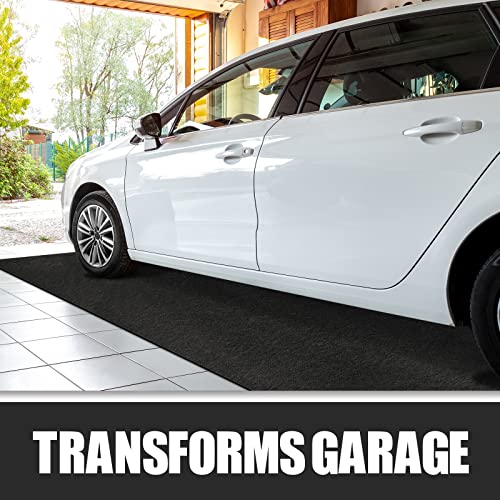 LINLA Absorbent Oil Spill Mat, Garage Floor Mat, Oil Pad for Car - size: 7'5" x 20' (Rectangular)