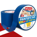 XFasten Professional Blue Painters Tape, Sharp Edge Line Technology, 1.5 Inches x 60Yards (3-Pack) - Produces Sharp Lines and Residue-Free Artisan Grade Clean Release Wall Trim Tape - size: 1.5 Inches x 60 Yards (3-Pack)