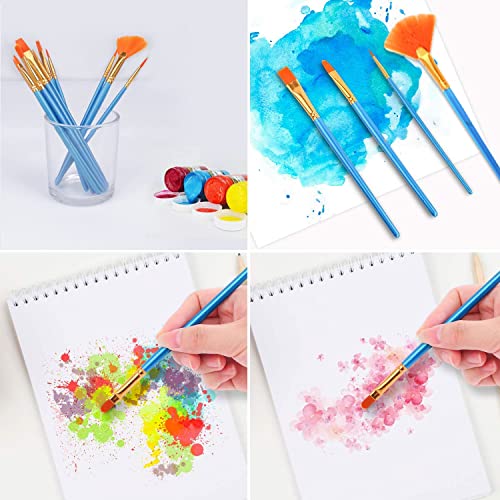 AROIC Acrylic Paint Brush Set, 100Packs / 1200 pcs Paint Brushes Bulk - size: 1200pcs