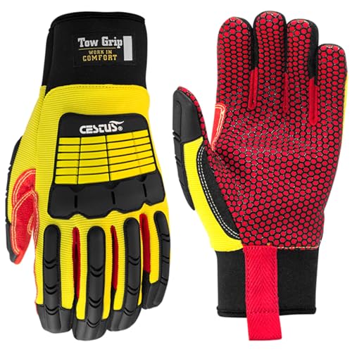Cestus 3104, Oilfield Impact Gloves with Grip - size: Small, style: 1 Pair