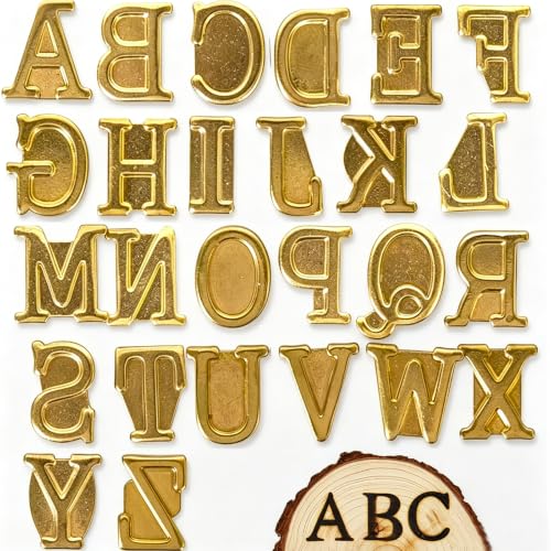 Arokimi Wood Burning Tips,Uppercase Alphabet HotStamps Set for Branding and Personalization of Wood, Leather, and Other Surfaces, Letters