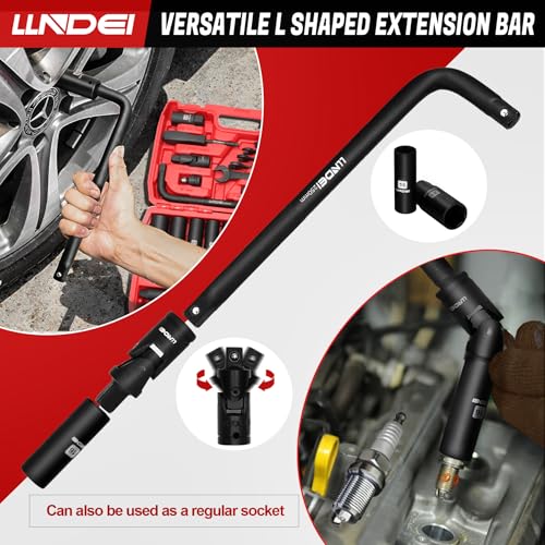 1/2" Impact Socket Wrench Set: 49Pcs Tool Wrench Set, CR-V, Metric - size: 49-Piece 1/2" Drive Socket Set