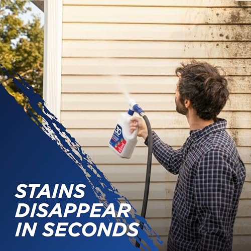 30 SECONDS Outdoor Cleaner, Hose End Sprayer, 2 Pack - size: 64 Fl Oz (Pack of 2)