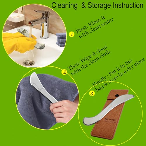 BYYDDIY-Non-Magnetic 304 Stainless Steel Gua Sha Muscle Scraper Tool for Scar Tissue,Muscle Scraping Tool for Massage Scraper,IASTM Tools for Physical Therapy, Soft Tissue Massage - style: Style: S