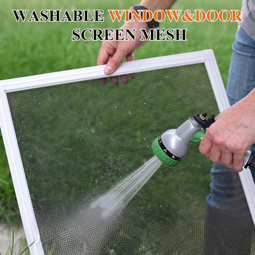 MAGZO Pet Proof Window&Door Screen Replacement Mesh, 48" W x 99" L, Black - color: Black, size: 48"W x 99"L