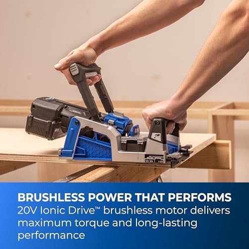 Kreg Rebel 20V Ionic Drive Pocket-Hole Joiner - Bare Tool - Precision Joinery Tool for Woodworking & Carpentry - Accessible Woodworking Tools - Versatile Use for DIY Projects - KPTRB100A