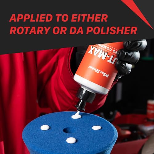 Maxshine Professional Mini Cordless Polisher (M0312 V2 BK) Kit -Portable, Lightweight (1.93 lbs), 6-Speed DA/Rotary Polisher for Auto Detailing, Scratch & Swirl Repair, Paint Protection, Gloss & Shine