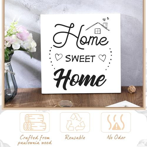 DoubleFill 4 Pcs Washed Blank Wooden Signs, 12 x 12 x 0.6 Inch Blank Signs for Crafts, Rustic Wood Canvas, Wooden Plaque, Wood Planks for Crafting Wall DIY Projects Gift Making(White) - color: White