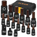 16-Piece SAE Hex Bit Impact Socket Set - Premium S2 Steel 5/64"-9/16" Allen Socket Set with Socket Adapters, 1/4”, 3/8” and 1/2” Drive | Professional Mechanic Garage Tools - style: SAE Hex
