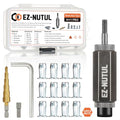 Jack nut Installation Tool Set Hand Thread Insert Jacknuts with Tool Kit - size: LONG M6-12PCS With Tool
