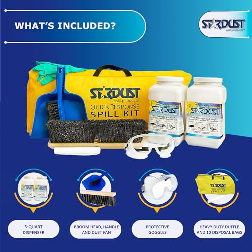 Stardust D710 Quick Response Spill Kits for Vehicles, Heavy Duty Duffle