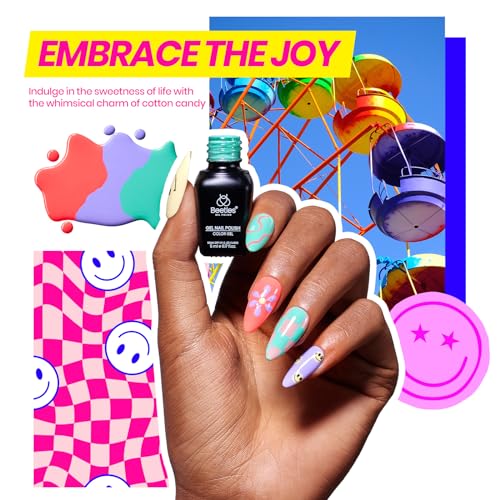 Beetles Gel Nail Polish Kit with UV Light, 68 Pcs 35 Colors Gel Nail Kit - color: Emotional Spectrum - 35 Colors (68 Pcs)