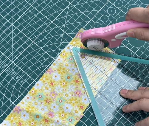 6 Quilting Rulers(3.5", 5", 8", 10",2.5"x8"),8.5" Triangle Quilting Ruler - color: light blue