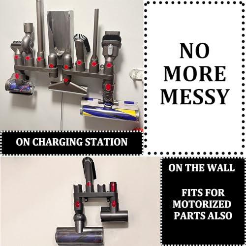 Fullclean Attachments Mount Holders Compatible with Dyson Gen 5 Gen5 V15 V12 V11 V10 V8 V7 Vacuum Cleaner Accessories Storage Tool Replacement Parts
