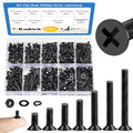KADRICK 840Pcs M3 Countersunk Screws,M3 Flat Head Screws Length of 6MM-25MM - size: M3 840Pcs 6-25mm