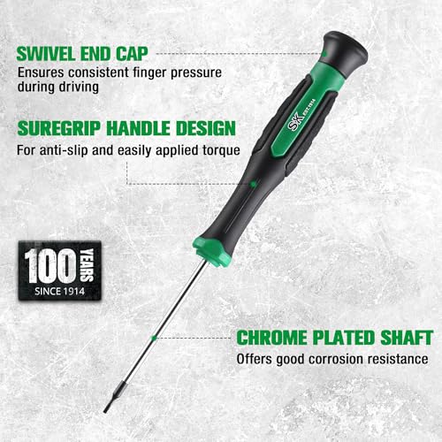 SK 12-Piece Mini Screwdriver Set, Precision Screwdriver Set, Small Kit