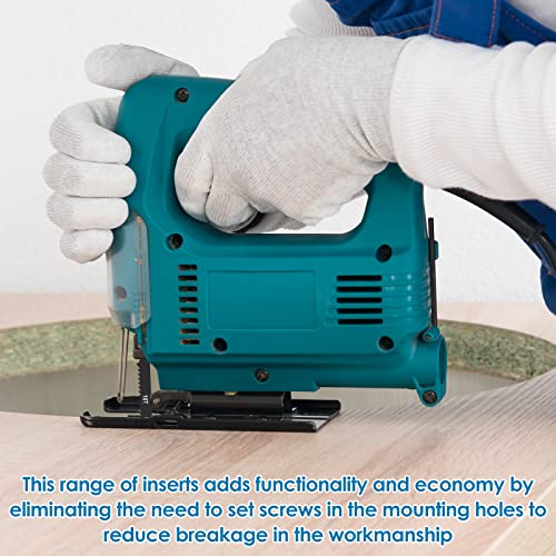 24PCS Jig Saw Blade Set, High Carbon Steel Assorted Saw Blades, U-Shank Sharp Fast Cut Down Jigsaw Blade for Wood Metal Plastic Cutting Includes 6t 8t 10t 14t 18t 24t 32t